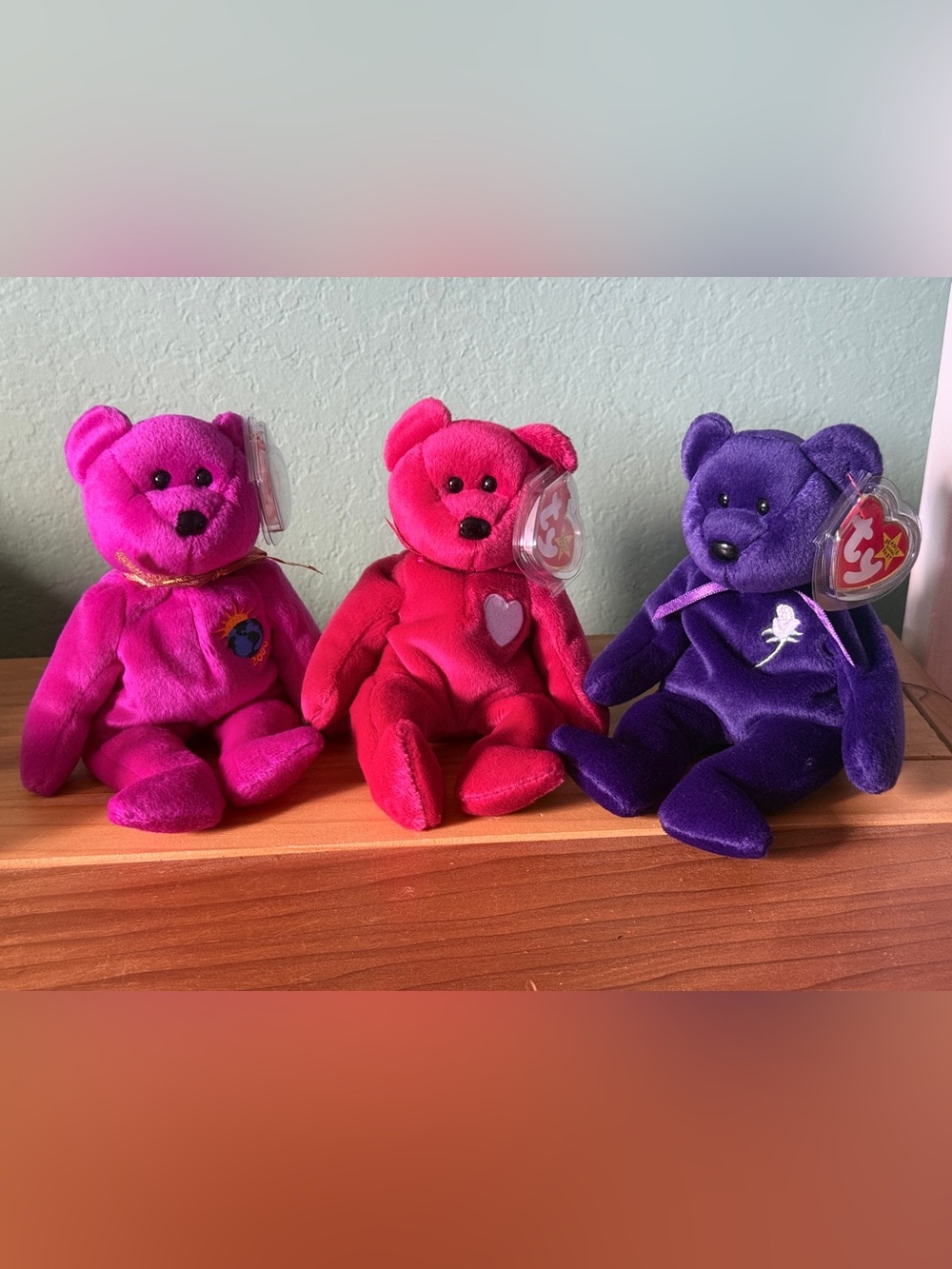 Ty Beanie Babies Double Millenium Error Princess Valentina
